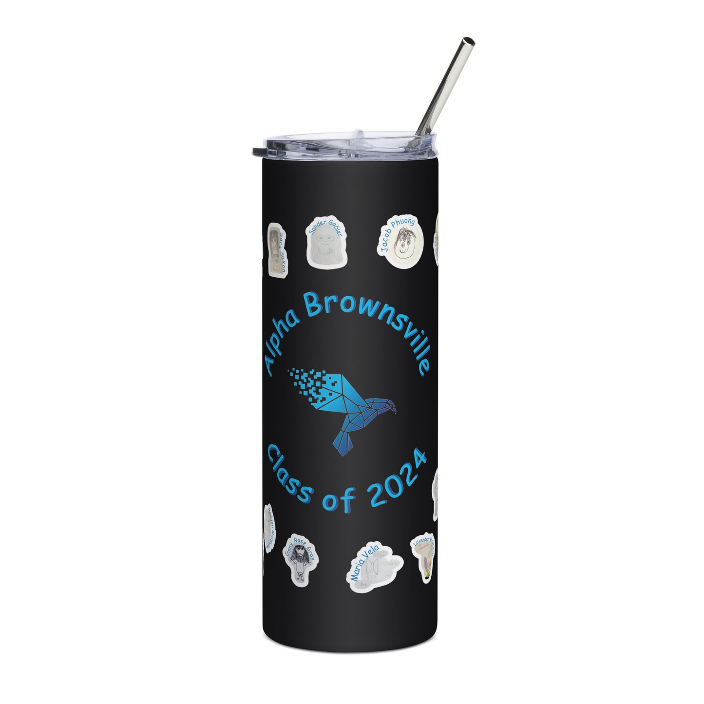 Alpha Class of 2024 Stainless steel tumbler