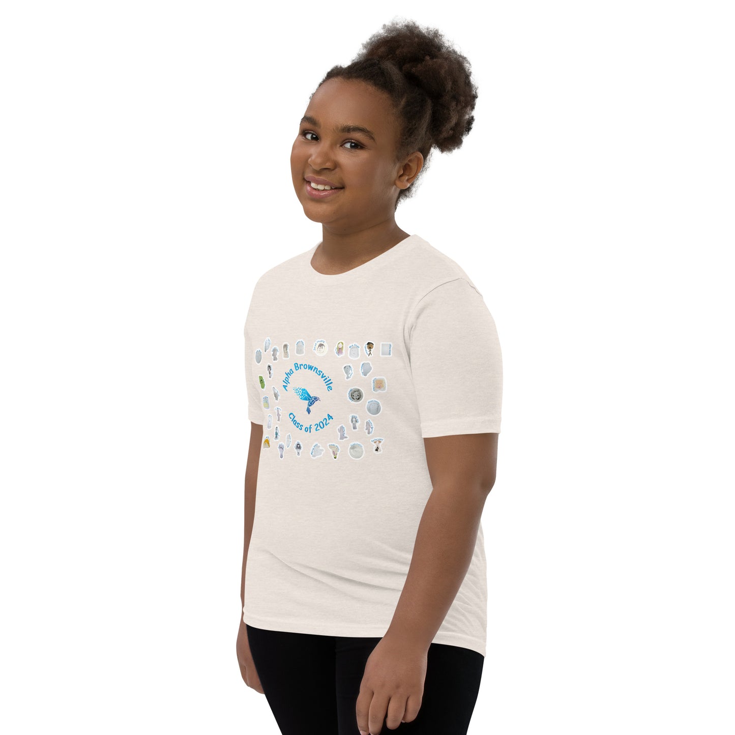 Alpha Brownsville Class of 2024 Youth Short Sleeve T-Shirt