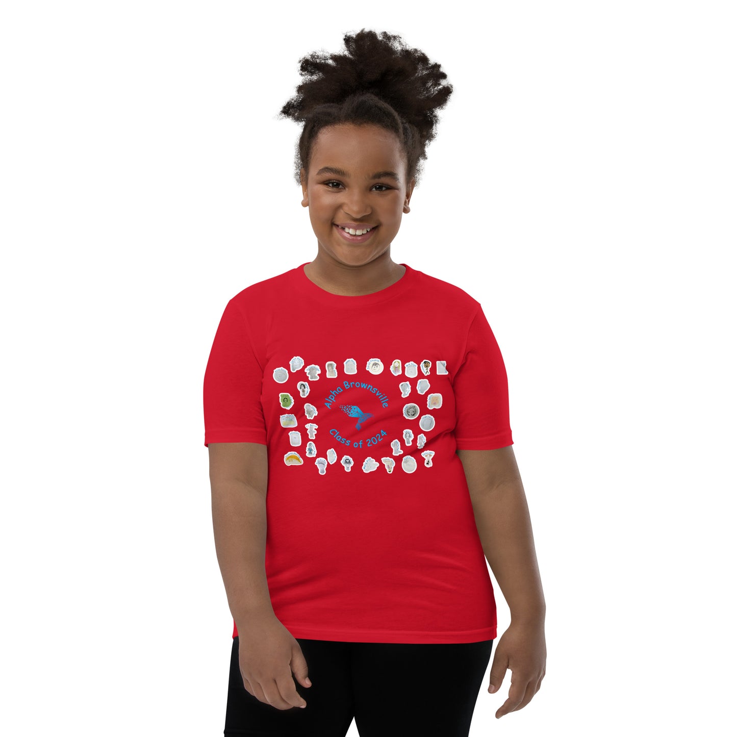 Alpha Brownsville Class of 2024 Youth Short Sleeve T-Shirt