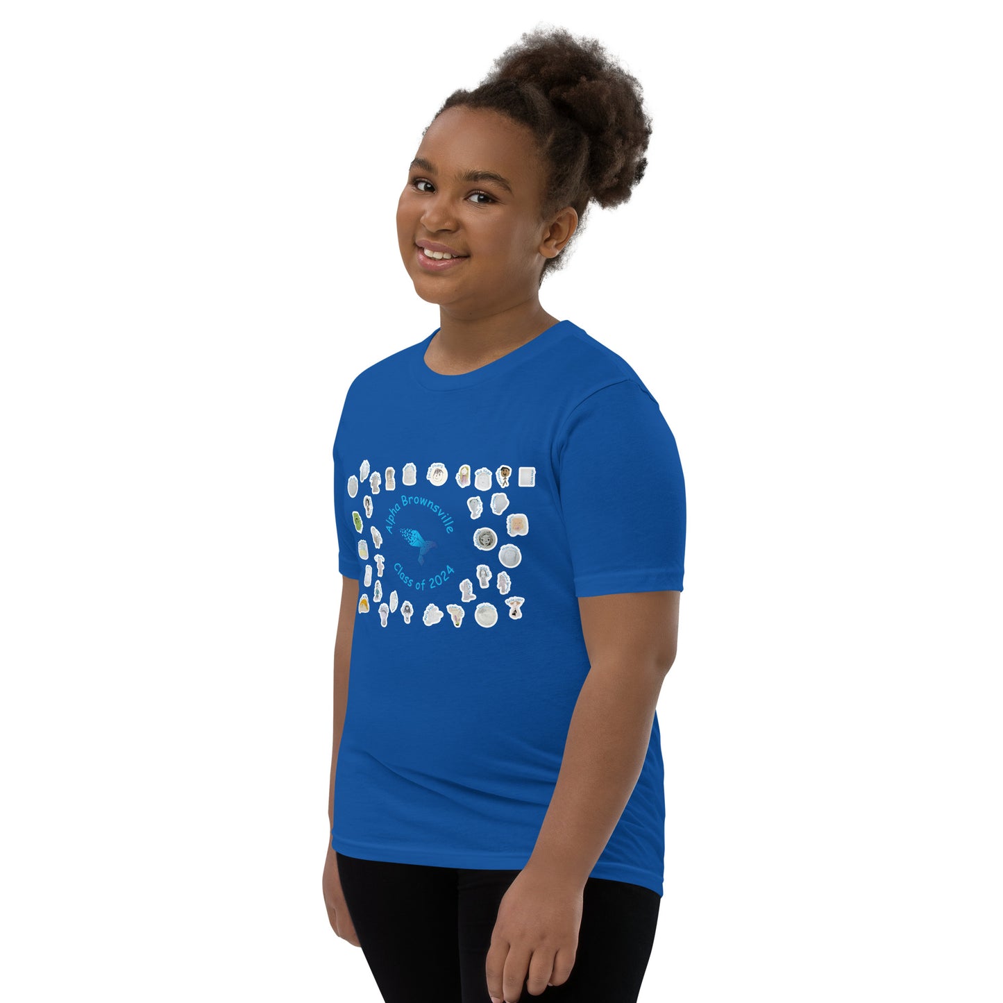 Alpha Brownsville Class of 2024 Youth Short Sleeve T-Shirt